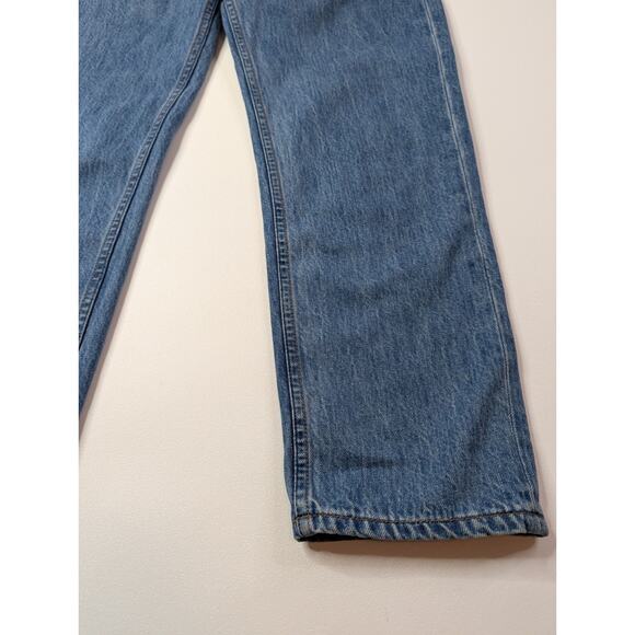 Still Here Childhood Jeans Thin Bone Hand Painted Line Med Blue 29 - Picture 5 of 16